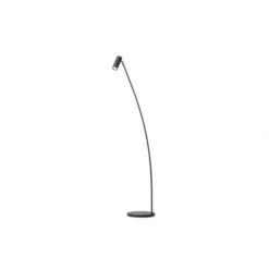 Örsjö Belysning Puck golvlampa, svartstruktur 125cm