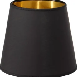 PR Home Queen Lampskärm Svart/Guld 10cm