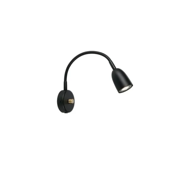 Belid Radiell vägglampa flex svart str.