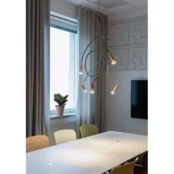 Örsjö Belysning Ranka Taklampa 5, Olivgrön