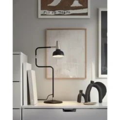 Co Bankeryd Ray bordslampa, svart/mässing 56cm