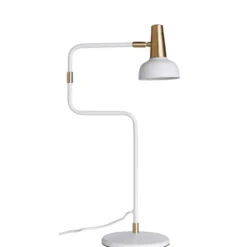 Co Bankeryd Ray bordslampa, vit/mässing 56cm