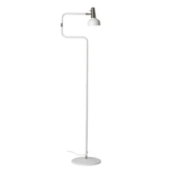 Co Bankeryd Ray golvlampa, vit/nickel 127cm