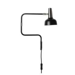 Co Bankeryd RAY vägglampa, svart/nickel 57cm