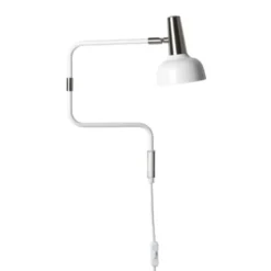 Co Bankeryd Ray vägglampa, vit/silver 57cm