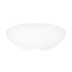 Konsthantverk Reservglas till Stävie plafond, vitmatt 38cm