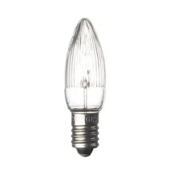 Konstsmide Reservlampa E10 12V 3W klar 3-pack