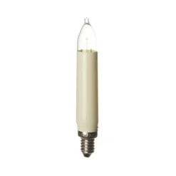 Konstsmide Reservlampa E10 4W klar skaftlampa, 2-pack
