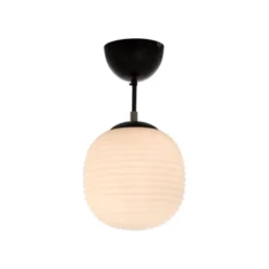 Aneta RILLE plafond, svart/opalvit