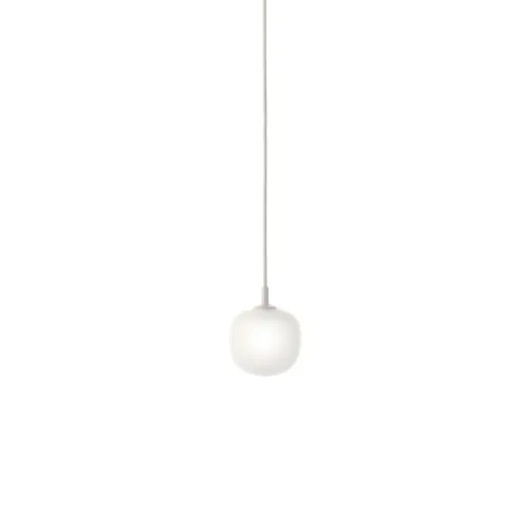 Muuto Rime pendel, grå/opal 12cm