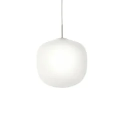 Muuto Rime pendel, grå/opal 37cm
