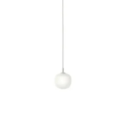 Muuto Rime pendel, grå/opal 12cm