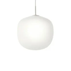 Muuto Rime pendel, grå/opal 45cm