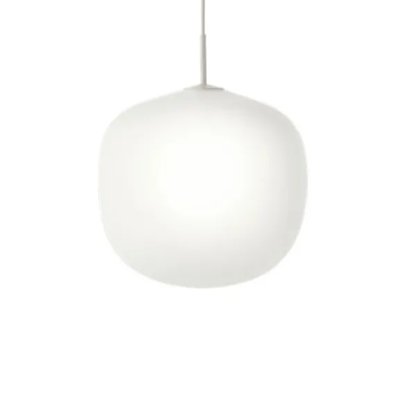 Muuto Rime pendel, grå/opal 45cm