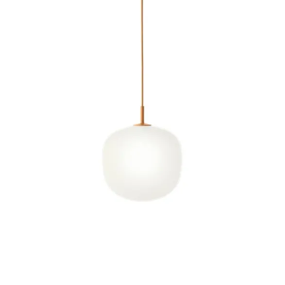 Muuto Rime pendel, orange/opal 25cm