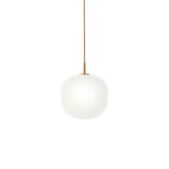 Muuto Rime pendel, orange/opal 25cm