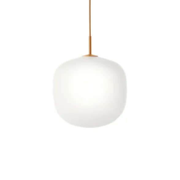 Muuto Rime pendel, orange/opal 37cm