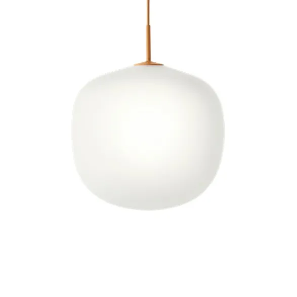 Muuto Rime pendel, orange/opal 45cm