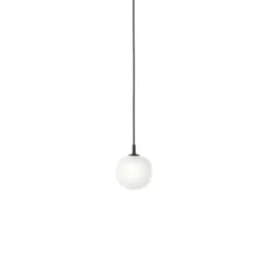 Muuto Rime pendel, svart/opal 12cm