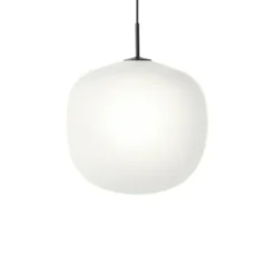 Muuto Rime pendel, svart/opal 45cm