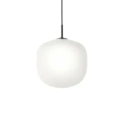 Muuto Rime pendel, svart/opal 37cm