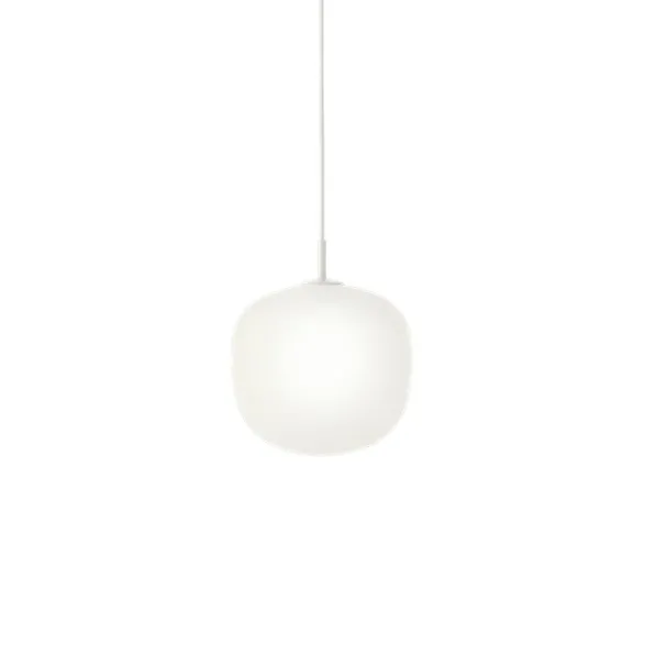 Muuto Rime pendel, vit/opal 25cm