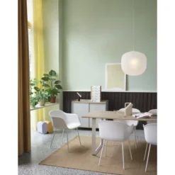 Muuto Rime pendel, vit/opal 37cm