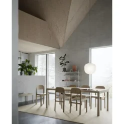 Muuto Rime pendel, vit/opal 45cm