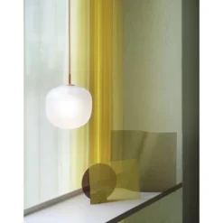Muuto Rime pendel, vit/opal 45cm
