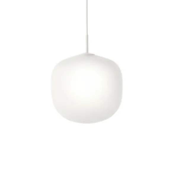 Muuto Rime pendel, vit/opal 37cm