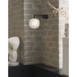Muuto Rime vägglampa, Black