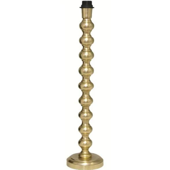 Hallbergs Belysning Ritz Lampfot Hög Borstad mässing 15cm