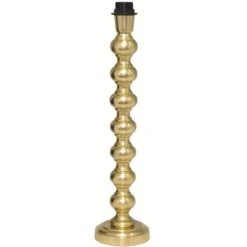 Hallbergs Belysning Ritz Lampfot Låg Borstad mässing 12,5cm