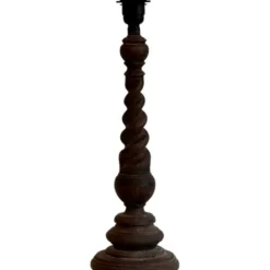 Hallbergs Belysning Riva Lampfot Brun 20cm
