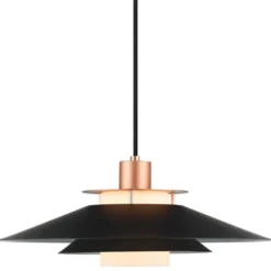 Halo Design RIVOLI Taklampa Ø40 svart-koppar