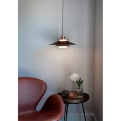 Halo Design RIVOLI Taklampa Ø40 svart-koppar