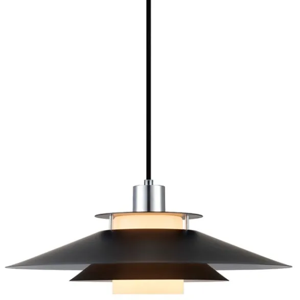 Halo Design RIVOLI Taklampa Ø40 Svart/Krom