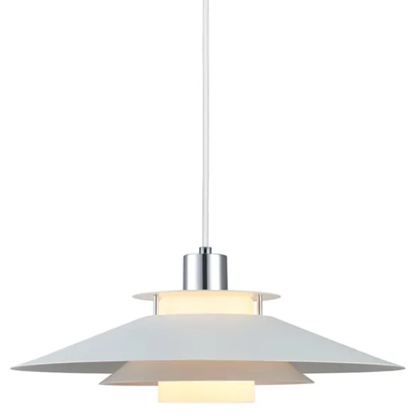 Halo Design RIVOLI Taklampa Ø40 Vit/Krom