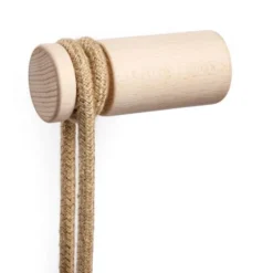 Creative cables Rolé, kabelkrok i trä, väggmontering för pendellampa Neutral