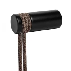 Creative cables Rolé, kabelkrok i trä, väggmontering för pendellampa Black