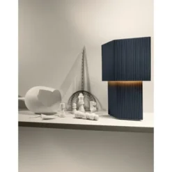 Pholc Romb Mini uppladdningsbar bordslampa Blue stone