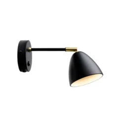 Halo Design Room Vägglampa Svart - mässing