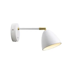 Halo Design Room Vägglampa Vit - mässing