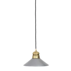 Konsthantverk Rustik skärm rå aluminium, 20cm