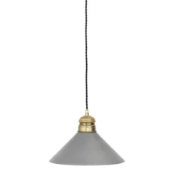 Konsthantverk Rustik skärm rå aluminium, 25cm