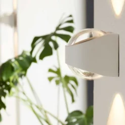 LOOM Saga Vit IP65 Vägglampa