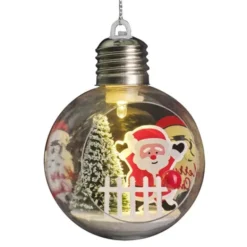 Unison SANTA CLAUS julkulor 3-pack LED