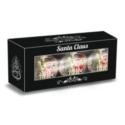 Unison SANTA CLAUS julkulor 3-pack LED