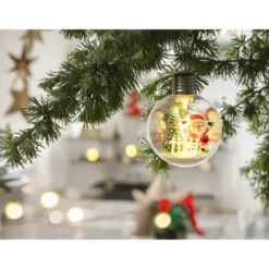 Unison SANTA CLAUS julkulor 3-pack LED