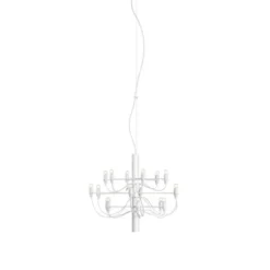 FLOS Sarfatti 2097/18 takkrona inkl. ljuskällor, Vit 69cm
